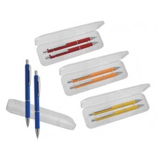 Е42Комплект химикалка и автомат. молив в пластмасова кутия 7076